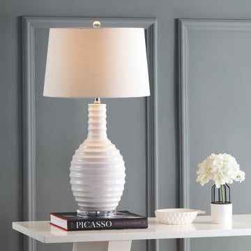 Dylan 29.5" Ceramic LED Table Lamp - JONATHAN Y